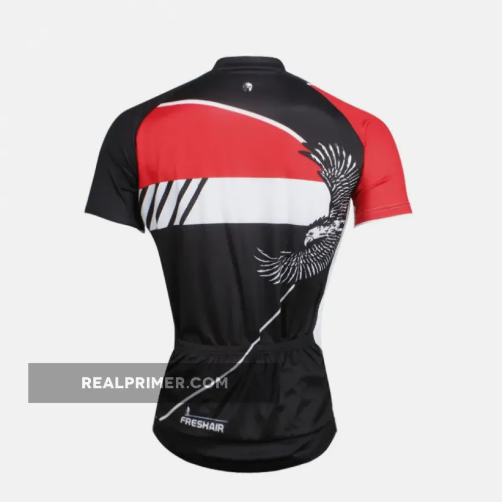 Two Men's Bull & Eagle Cycling Jerseys Short-sleeve Pro Cycle Clothing Racing Apparel Outdoor Sports Leisure Biking T-shirt Summer Sportswear NO.649/628