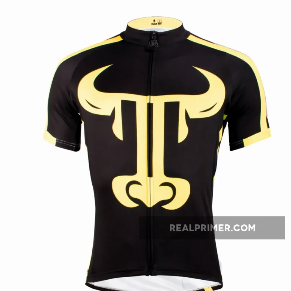 Two Men's Bull & Eagle Cycling Jerseys Short-sleeve Pro Cycle Clothing Racing Apparel Outdoor Sports Leisure Biking T-shirt Summer Sportswear NO.649/628