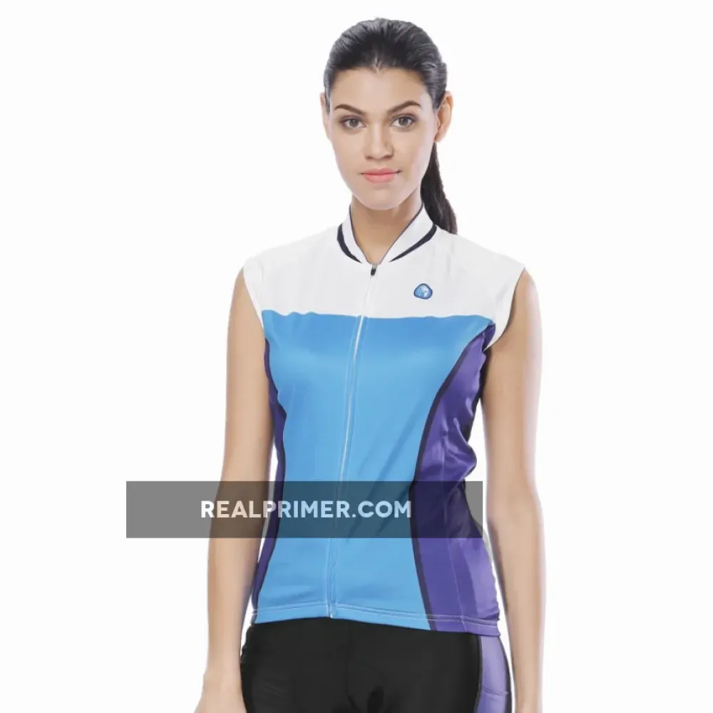 Blue Sea Women's Cycling Sleeveless Bike Jersey /Suit T-shirt Summer Spring Road Bike Wear Mountain Bike MTB Clothes Sports Apparel Top NO. 796