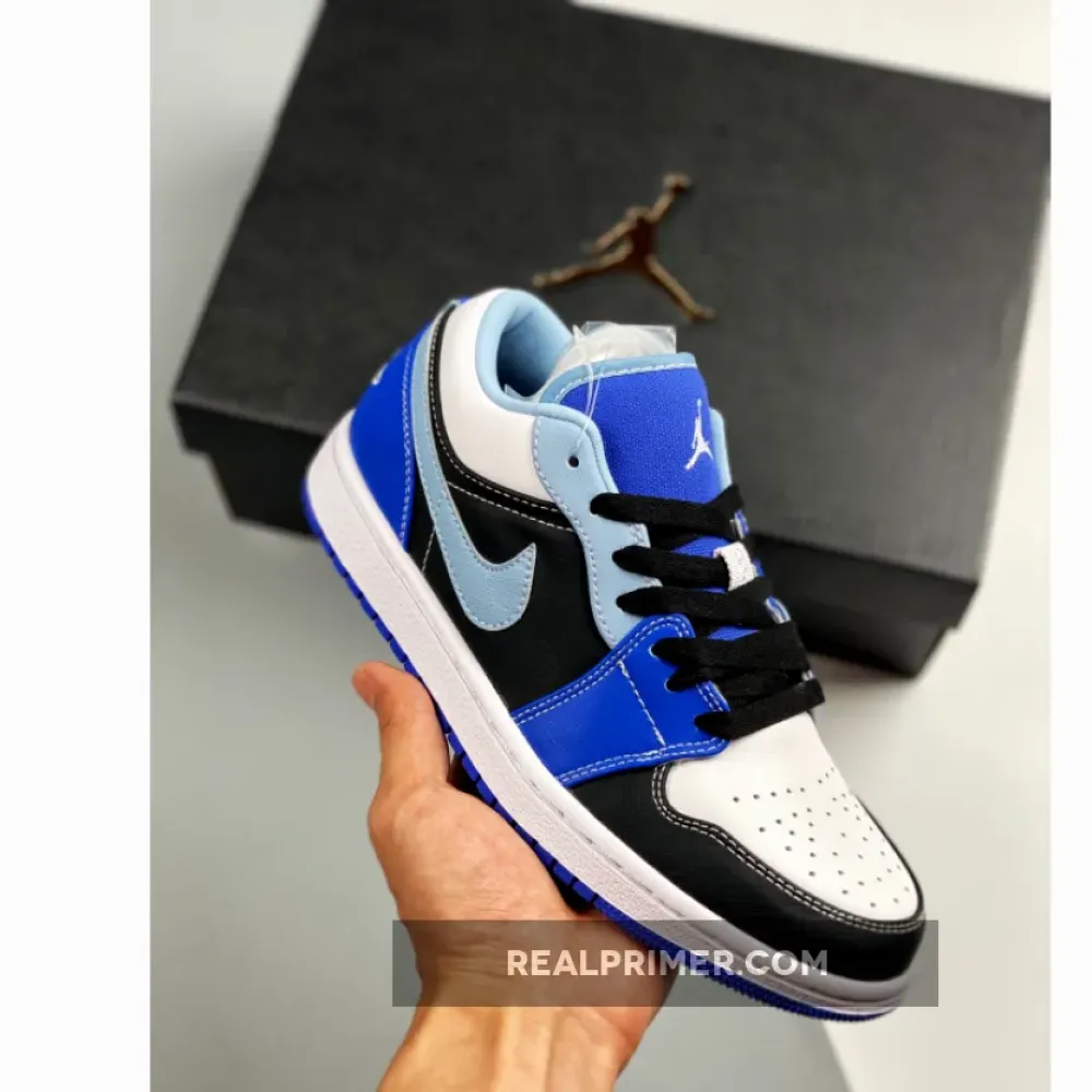 Nike Air Jordan 1 Low Blue Black White  DH0206-400