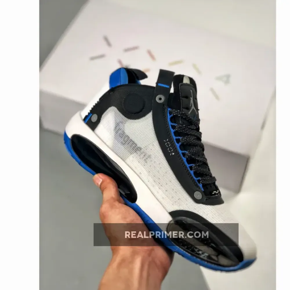Air Jordan 34 Fragment White/Royal Blue