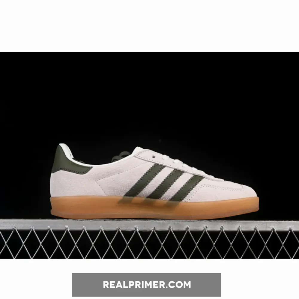 ORIGINALS GAZELLE INDOOR CLOUD WHITE/OLIVE STRATA/GOLD METALLIC JH8821