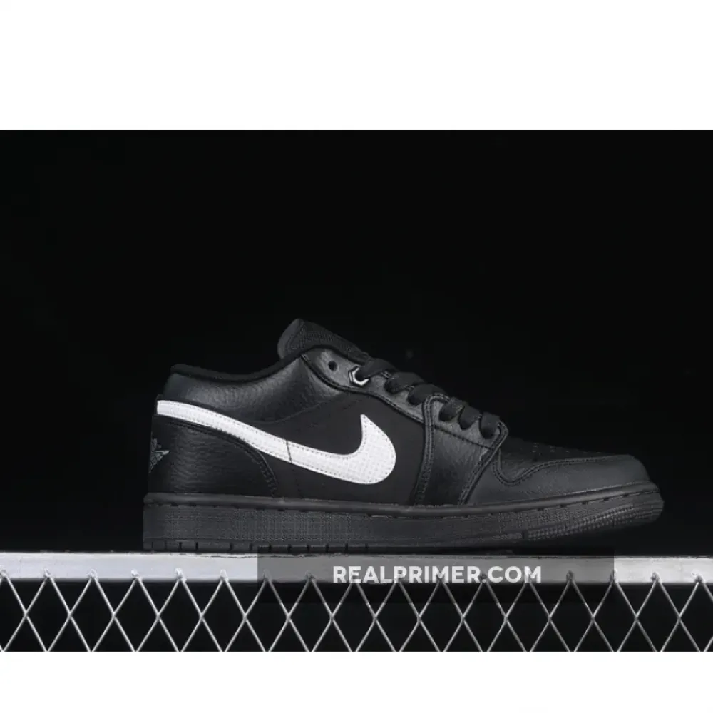 AIR JORDAN 1 LOW BLACK/BLACK/WHITE/DARK SMOKE GREY HV5968-001