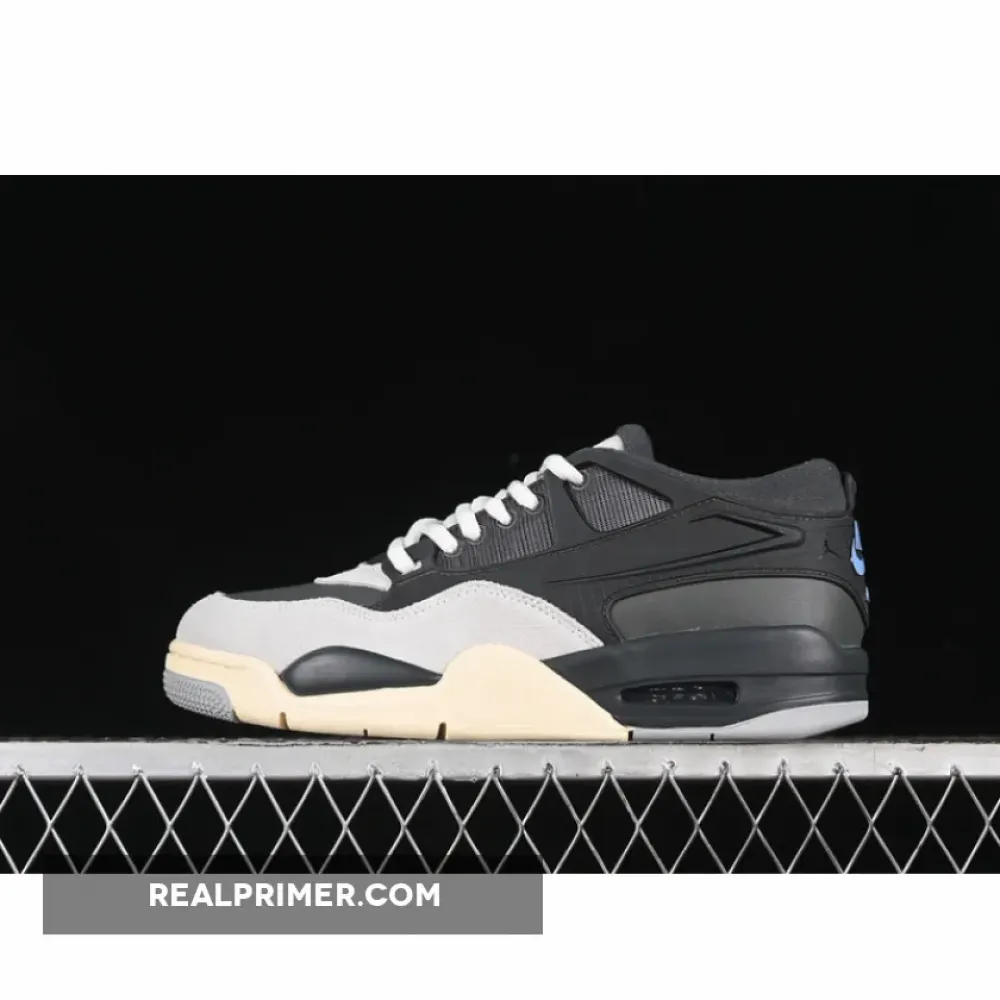 AIR JORDAN 4 REMASTERED IRON GREY/OFF NOIR/DARK SMOKE GREY/CHAMBRAY 36-45