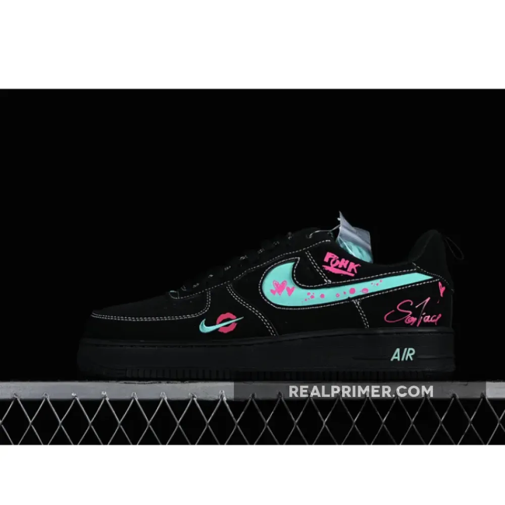 AIR FORCE 1 07 LOW FLAME RED LIPS BLACK/BLUE/PINK FB8971-005