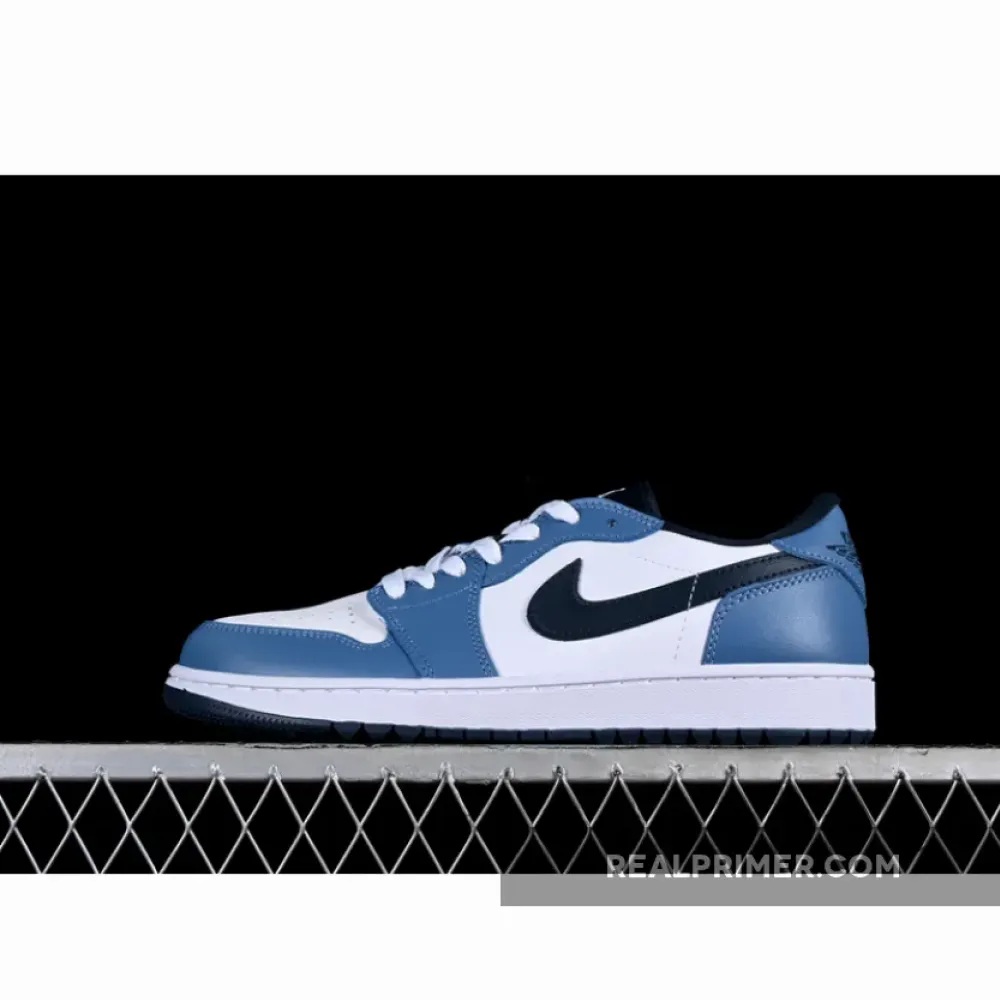 AIR JORDAN 1 LOW GOLF WHITE/ARMORY NAVY/AEGEAN STORM/WHITE DD9315-115