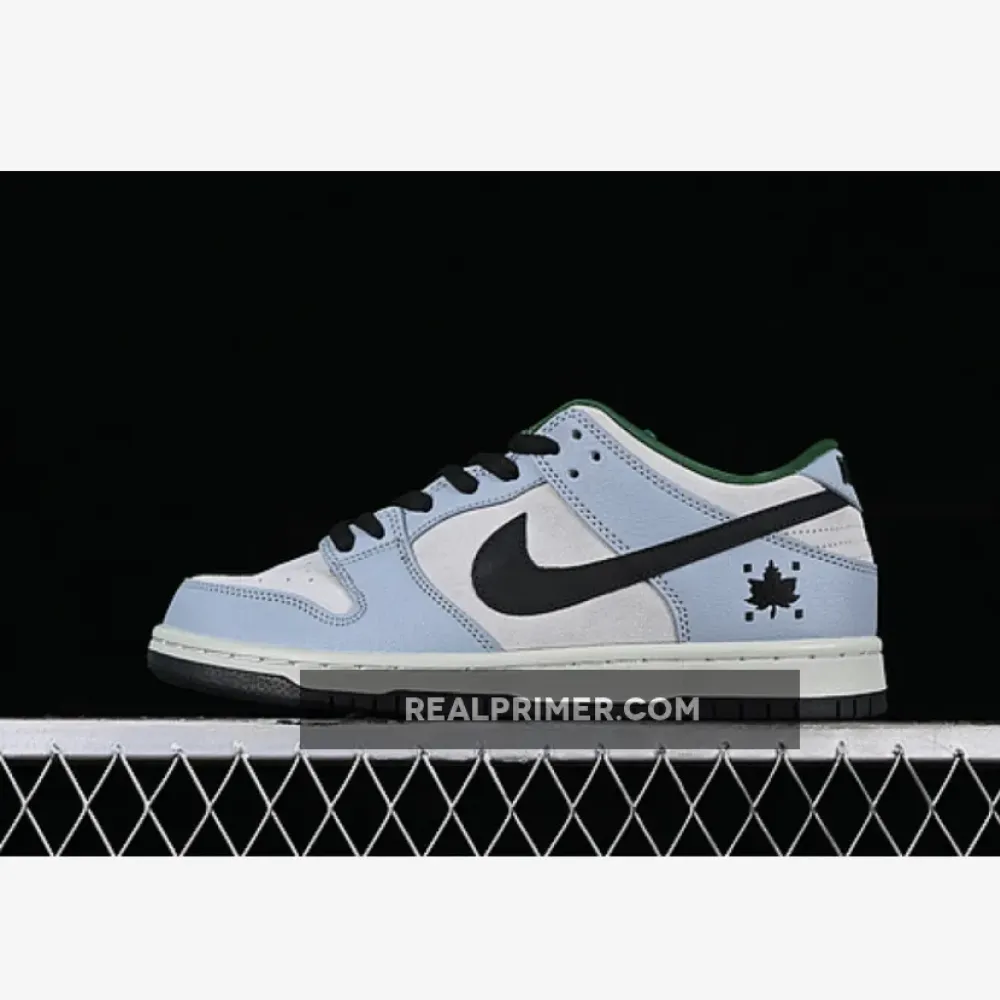 DUNK LOW PREMIUM SB MAPLE LEAF DOVE GREY/GORGE GREEN/BLACK 313170-021