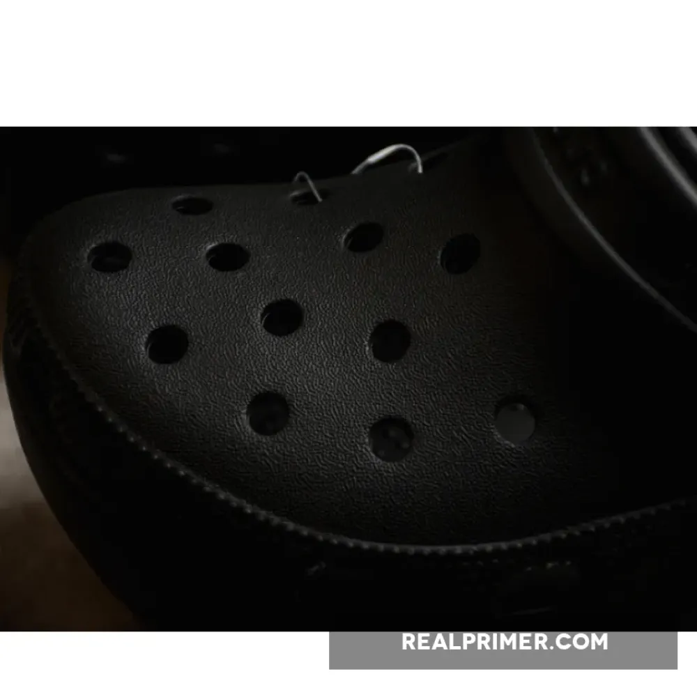 CROCS CLOUDS BY THE SUMMER CLASSIC DUAL-PURPOSE BEACH SANDALS CAVE SHOES  BLACK RVEQRN