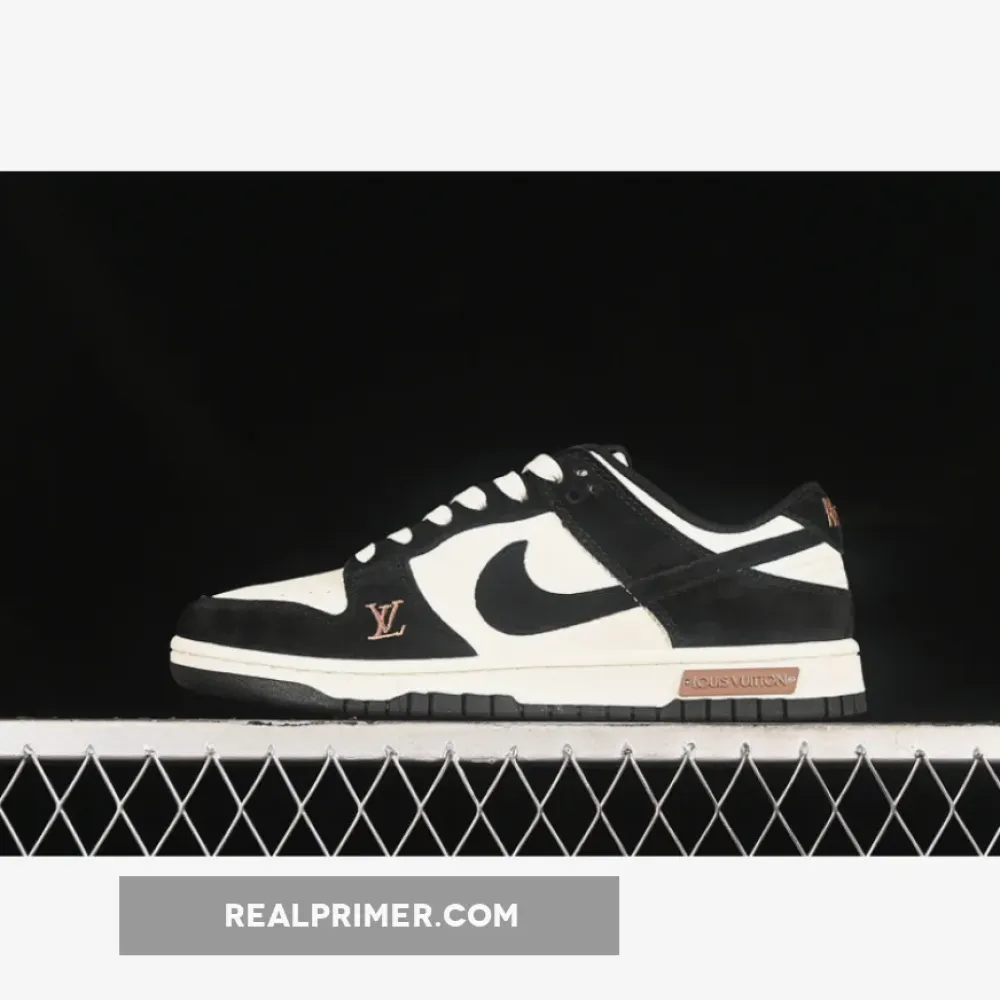 SB DUNK LOW L*V WHITE/BLACK/BROWN FC1688-147