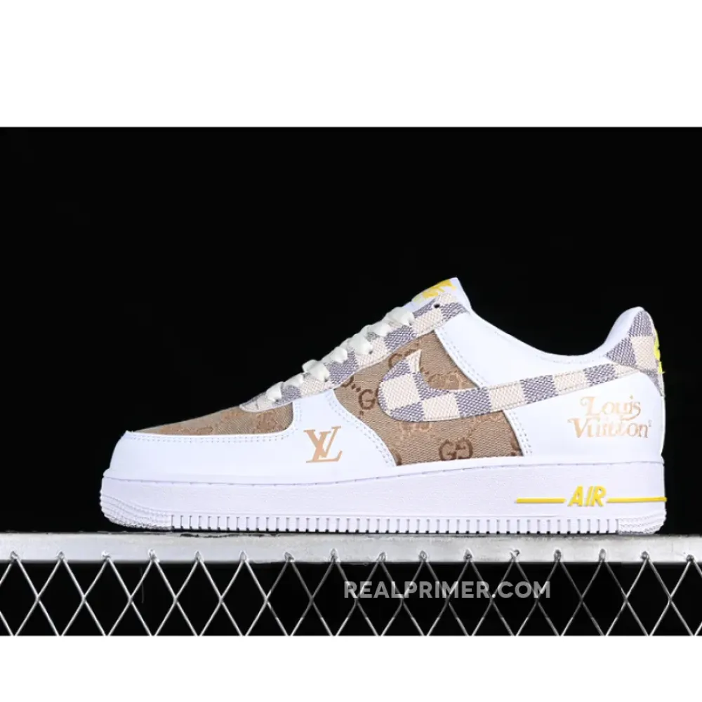 AIR FORCE 1 07 LOW WHITE/BROWN/GREY CW2288-111