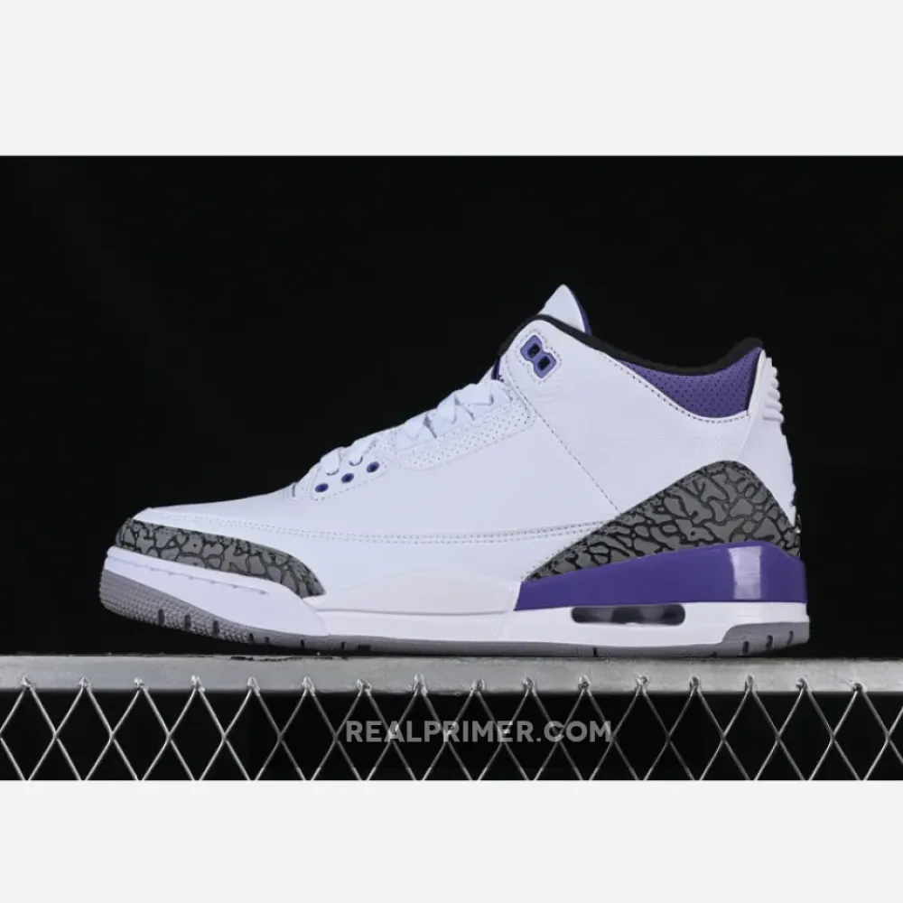 AIR JORDAN 3 PINE GREEN WHITE/BLACK/GREY/PURPLE CT8532-105