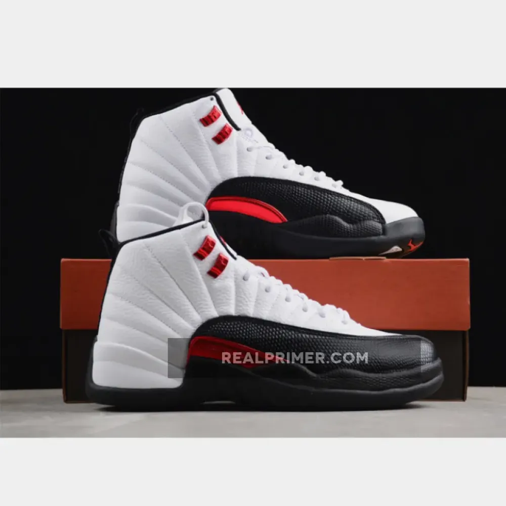 AIR JORDAN 12 RED TAXI WHITE/BLACK/RED CT8013-162