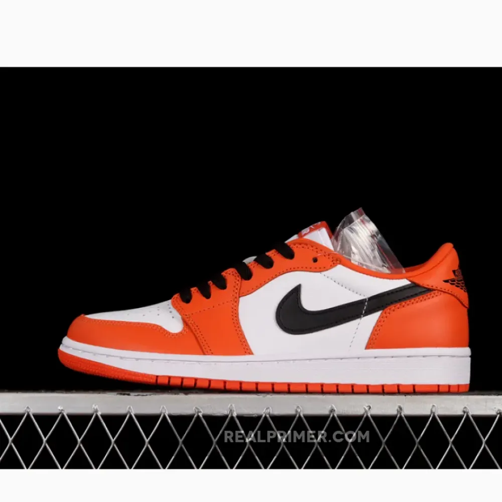 AIR JORDAN 1 LOW OG WHITE/BLACK/ORANGE CZ0775-801