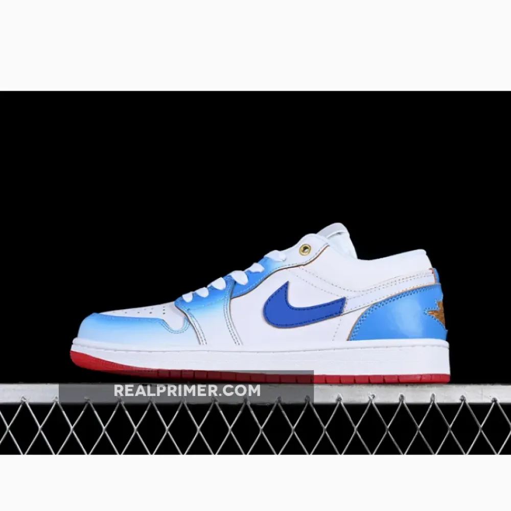 AIR JORDAN 1 LOW WHITE/BLUE/GOLD FN8899-141