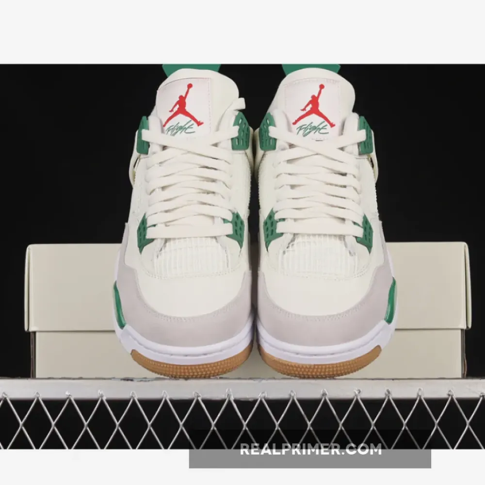 SB AIR JORDAN 4 RETRO SP SAIL/PINE GREEN/NEUTRAL GREY/WHITE DR5415-103