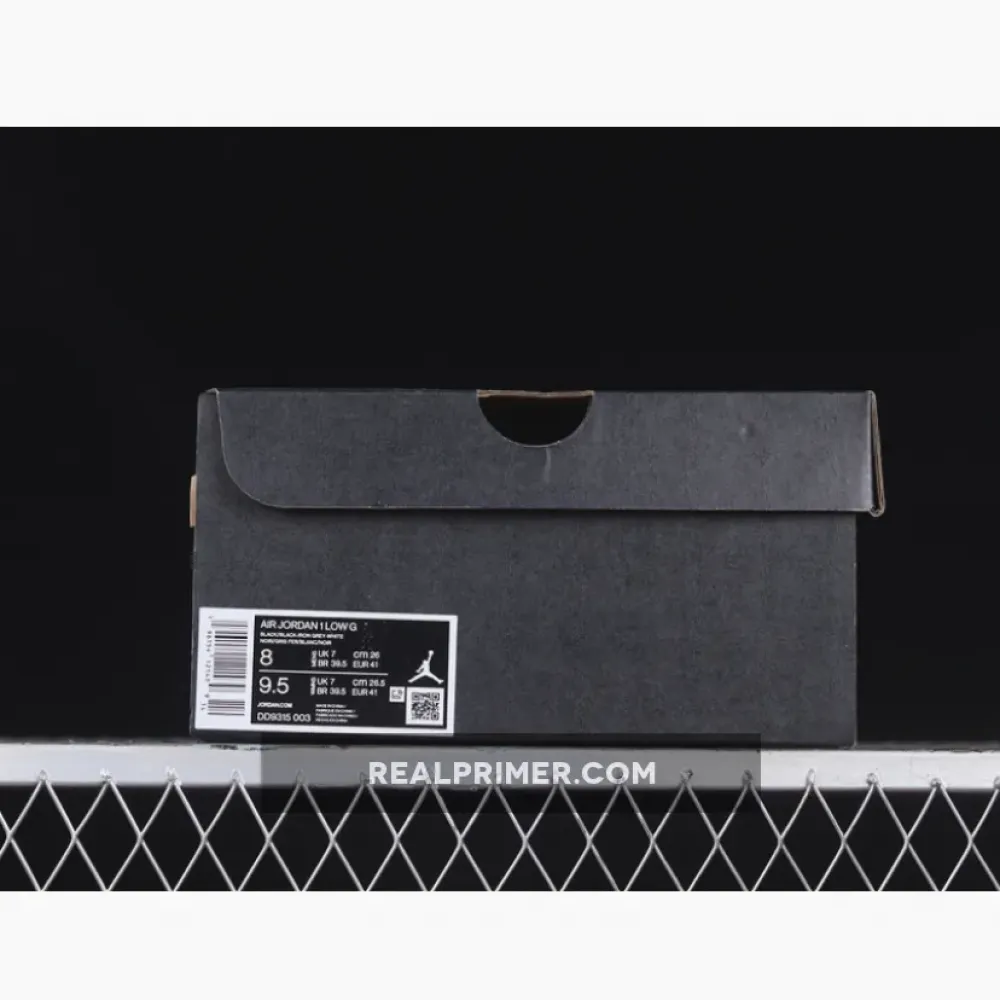 AIR JORDAN 1 LOW GOLF BLACK/BLACK/IRON GREY/WHITE DD9315-003