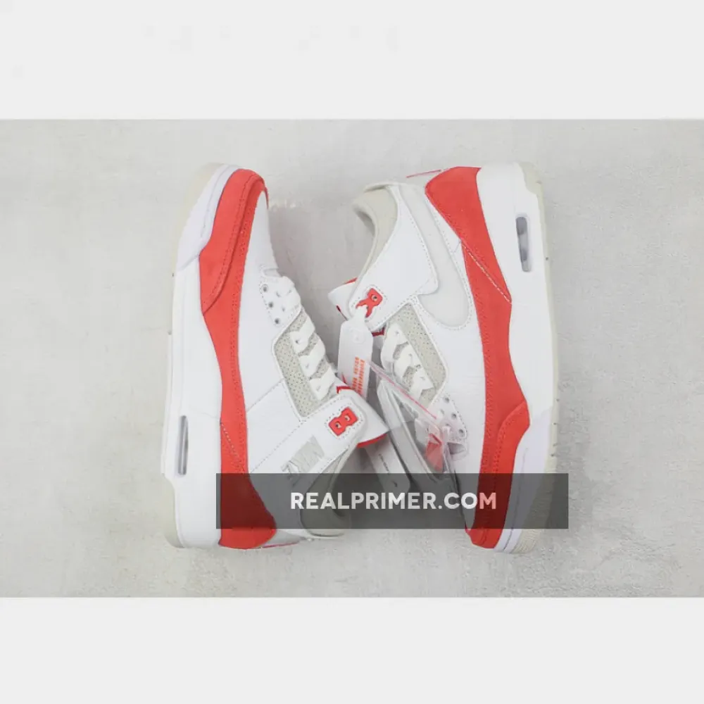 AIR JORDAN 3 RETRO TINKER WHITE/UNIVERSITY RED-NEUTRAL GREY CJ0939-100