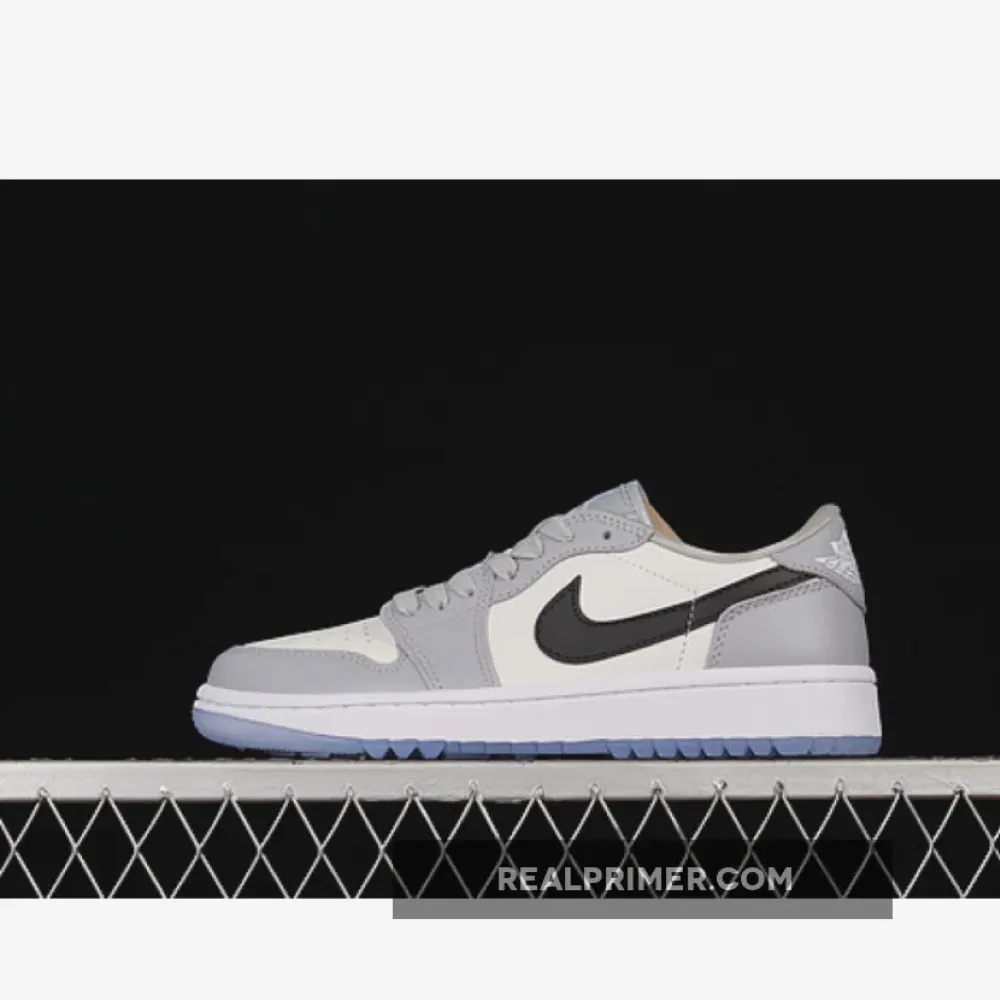 AIR JORDAN 1 LOW GOLF WOLF GREY/PHOTON DUST/WHITE/BLACK SATFFC