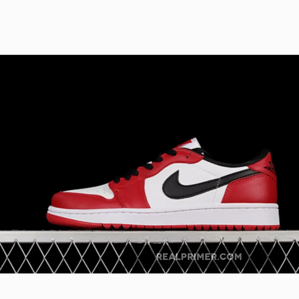 AIR JORDAN 1 LOW GOLF CHICAGO VARSITY RED/BLACK/WHITE DD9315-600
