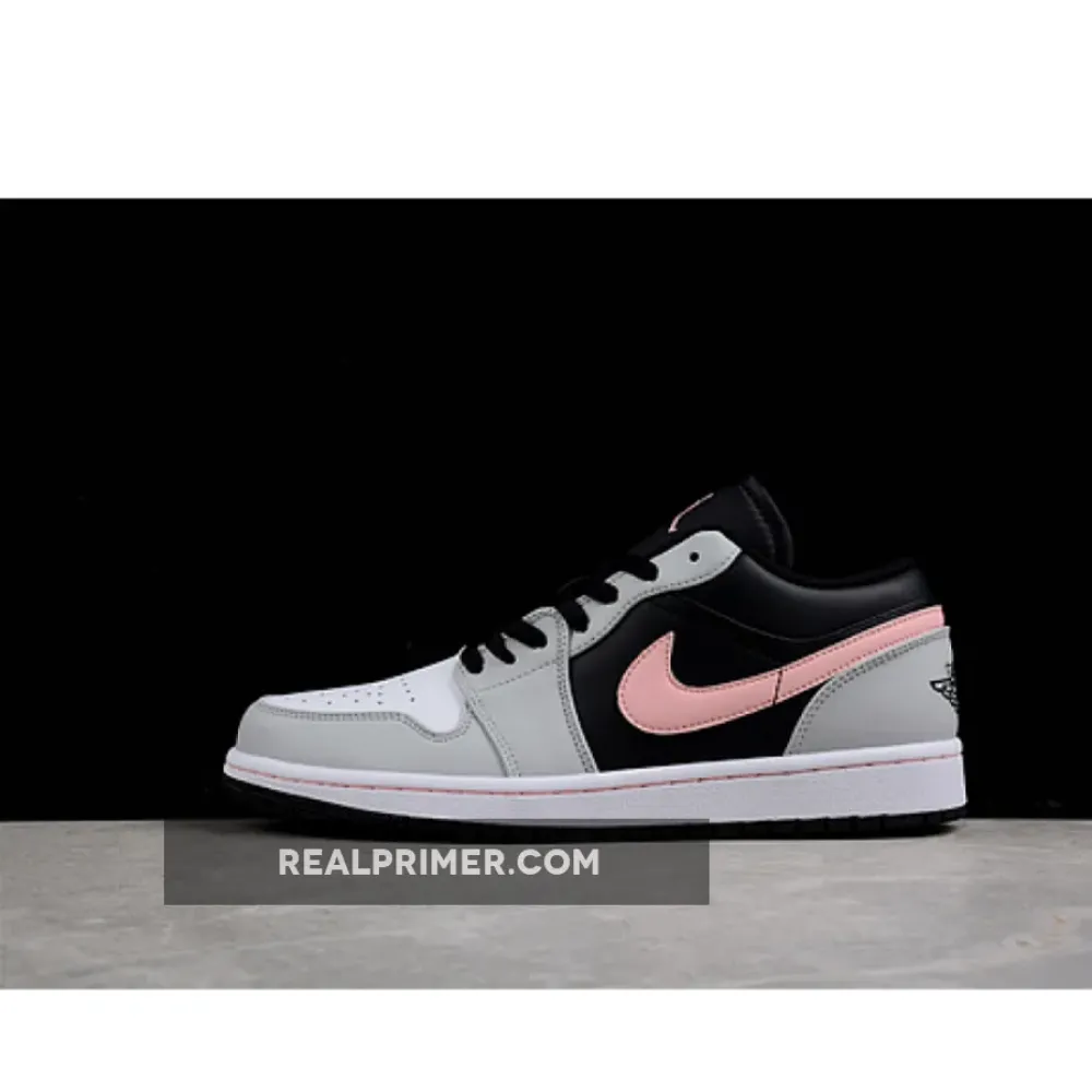 AIR JORDAN 1 LOW GREY/WHITE/PINK 553558-062