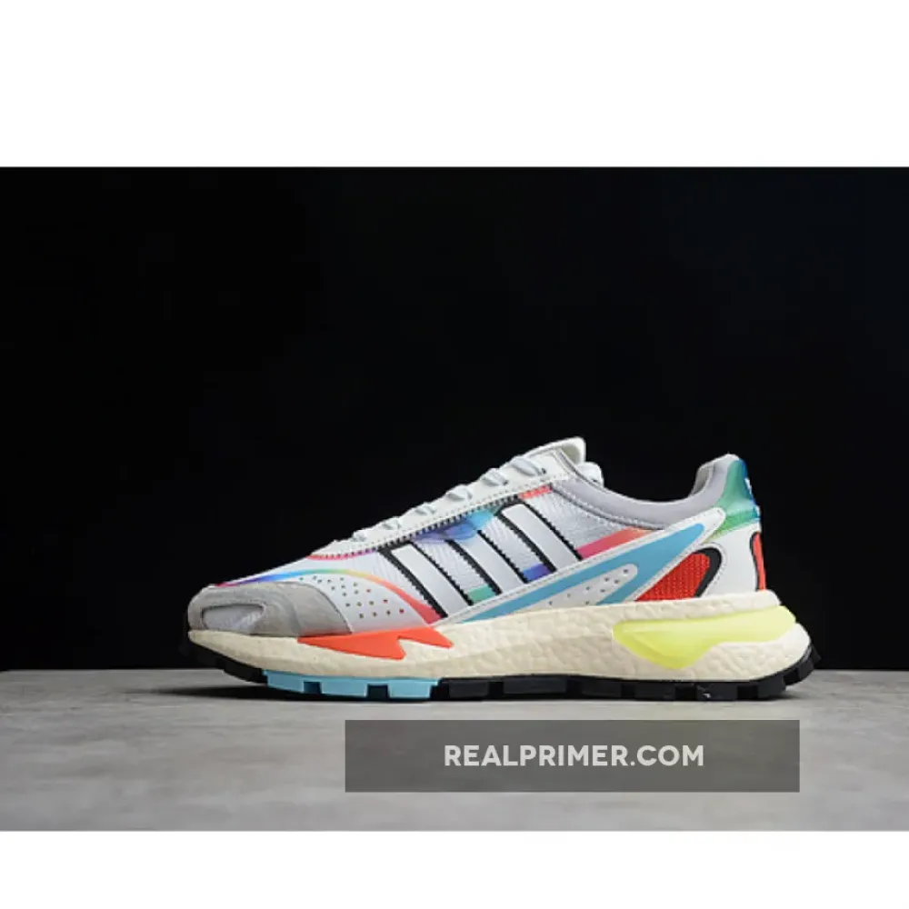 RETROPY P9 SHOES ASH PEARL/BLUE/RED BOX/DASH GREEN H03084