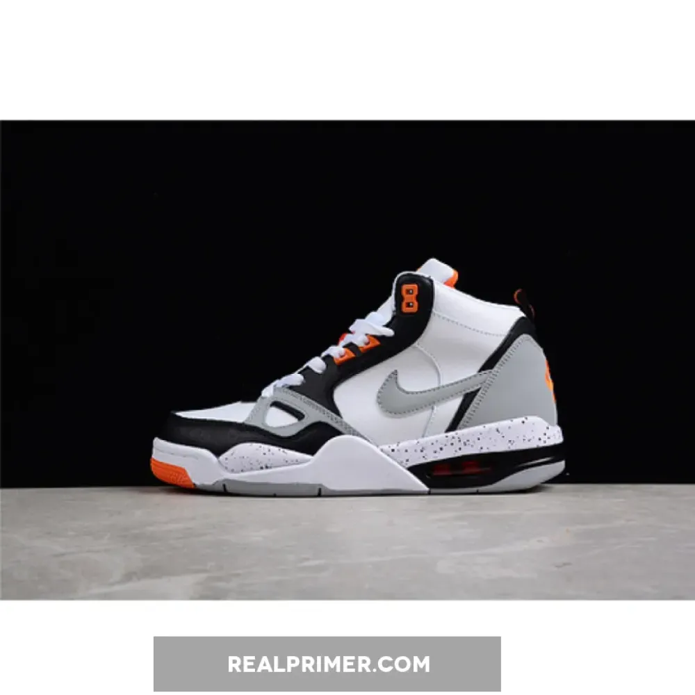 AIR FLIGHT 13 MID WHITE/BLACK/GREY-ORANGE 579961-105