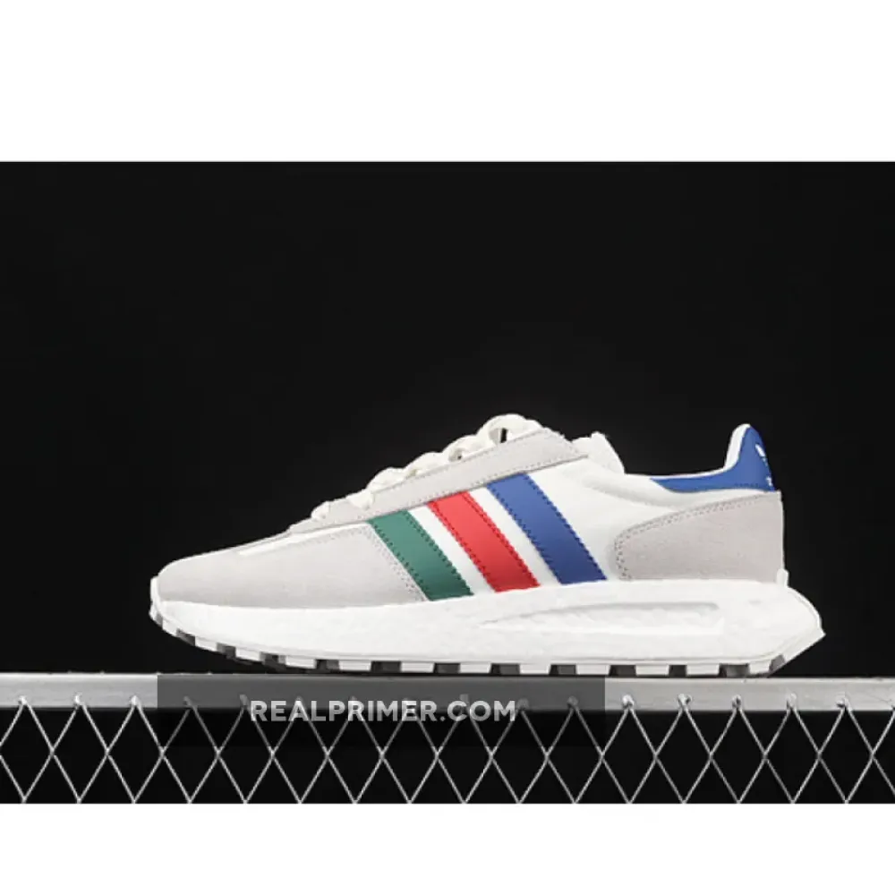 RETROPY E5 SHOES LIGHT GREY/CLOUD WHITE/BLUE Q47513