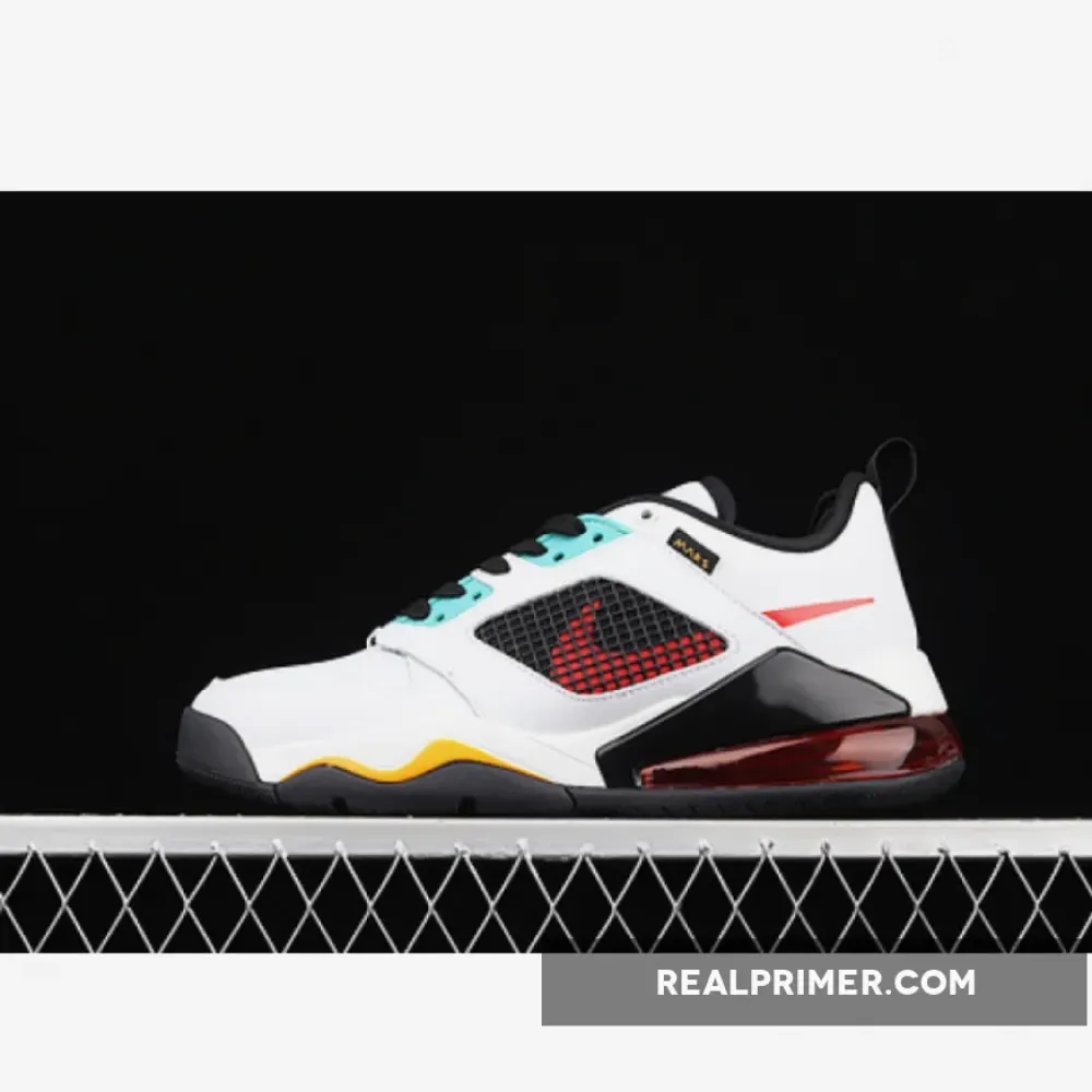 JORDAN MARS 270 LOW WHITE/LASER ORANGE/HYPER JADE/BRIGHT CRIMSON/BLACK DB5919-181