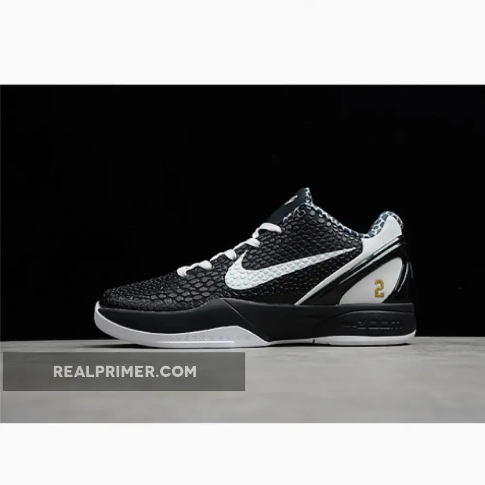KOBE 6 PROTRO MAMBACITA BLACK/WHITE-METALLIC GOLD CW2190-002