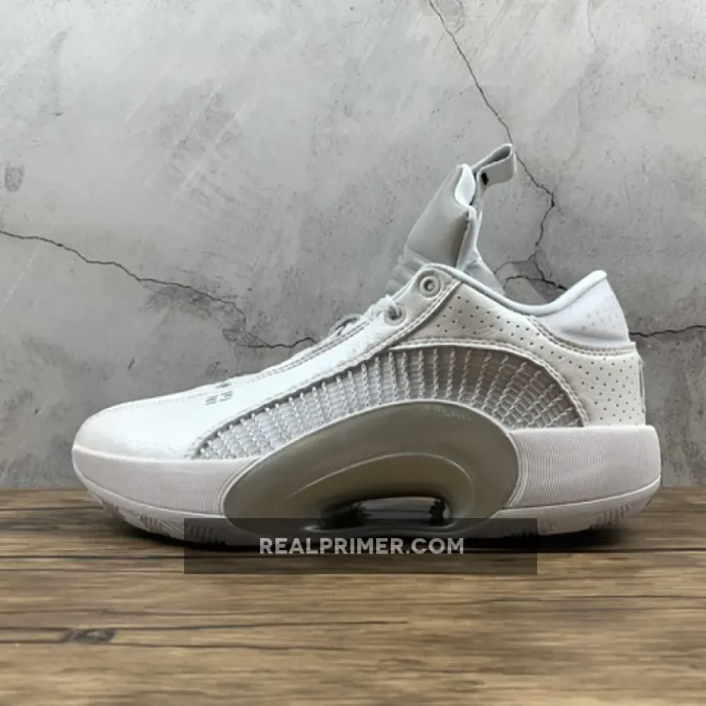 AIR JORDAN 35 LOW PF WHITE/WHITE/METALLIC SILVER CW2459-100