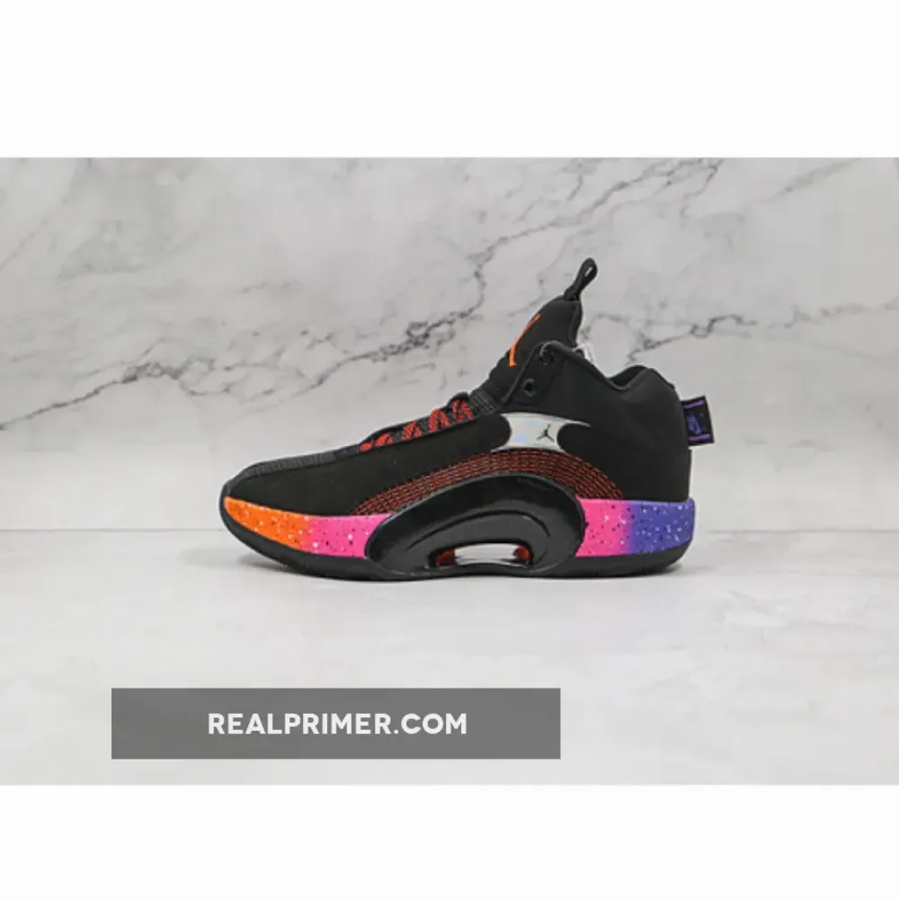 AIR JORDAN 35 SUNSET BLACK/BLACK/MULTI-COLOR CQ4228-004