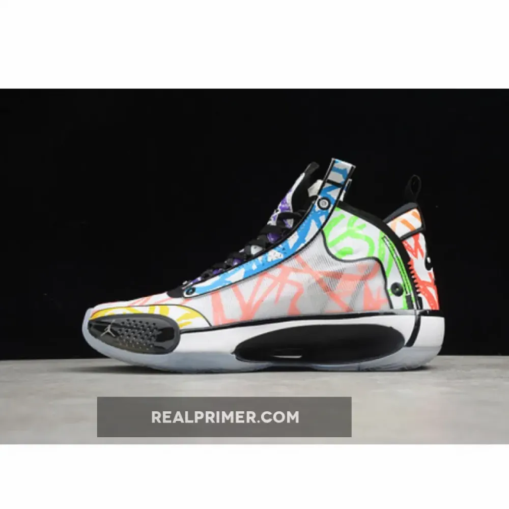 ZION WILLIAMSON X AIR JORDAN 34 NOAH BLACK/MULTI-COLOR DA1897-100