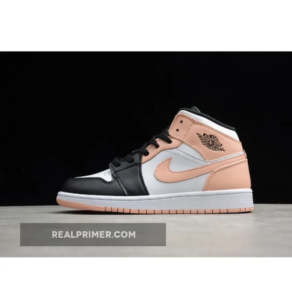 AIR JORDAN 1 MID CRIMSON TINT WHITE/BLACK/PINK 554725-133