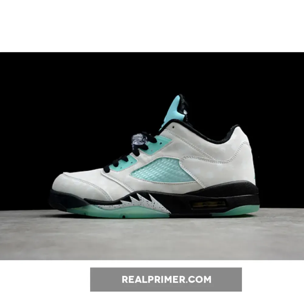 GZ AIR JORDAN 5 ISLAND GREEN WHITE/BLACK/BLUE CN2932-100