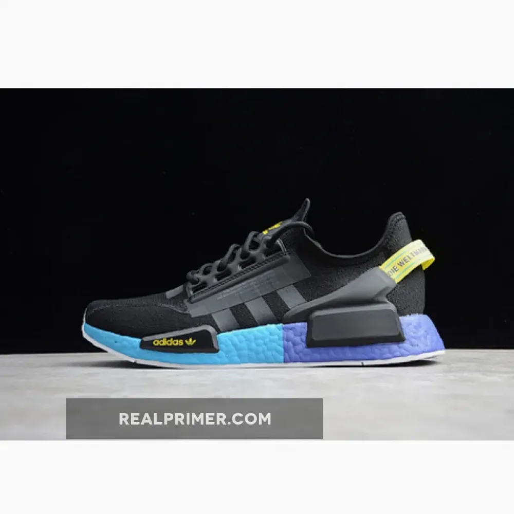NMD_R1 V2 CORE BLACK/CARBON-SHOCK YELLOW FX4147