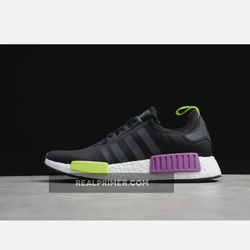 NMD R1 BLACK/PURPLE/GREEN D99627