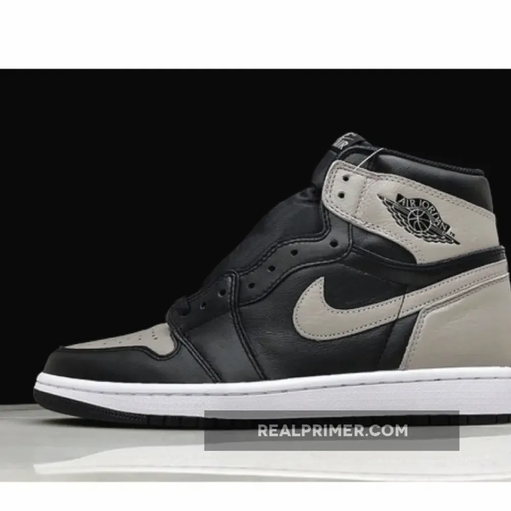 AIR JORDAN 1 RETRO HIGH OG SHADOW BLACK/MEDIUM-GREY WHITE 555088-013