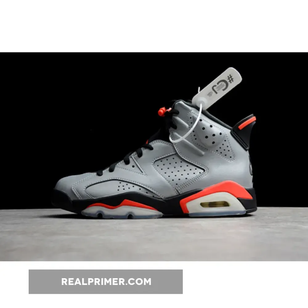 CJ AIR JORDAN 6 RETRO SP A CHAMPION REFLECT SILVER/INFRARED-BLACK CI4072-001
