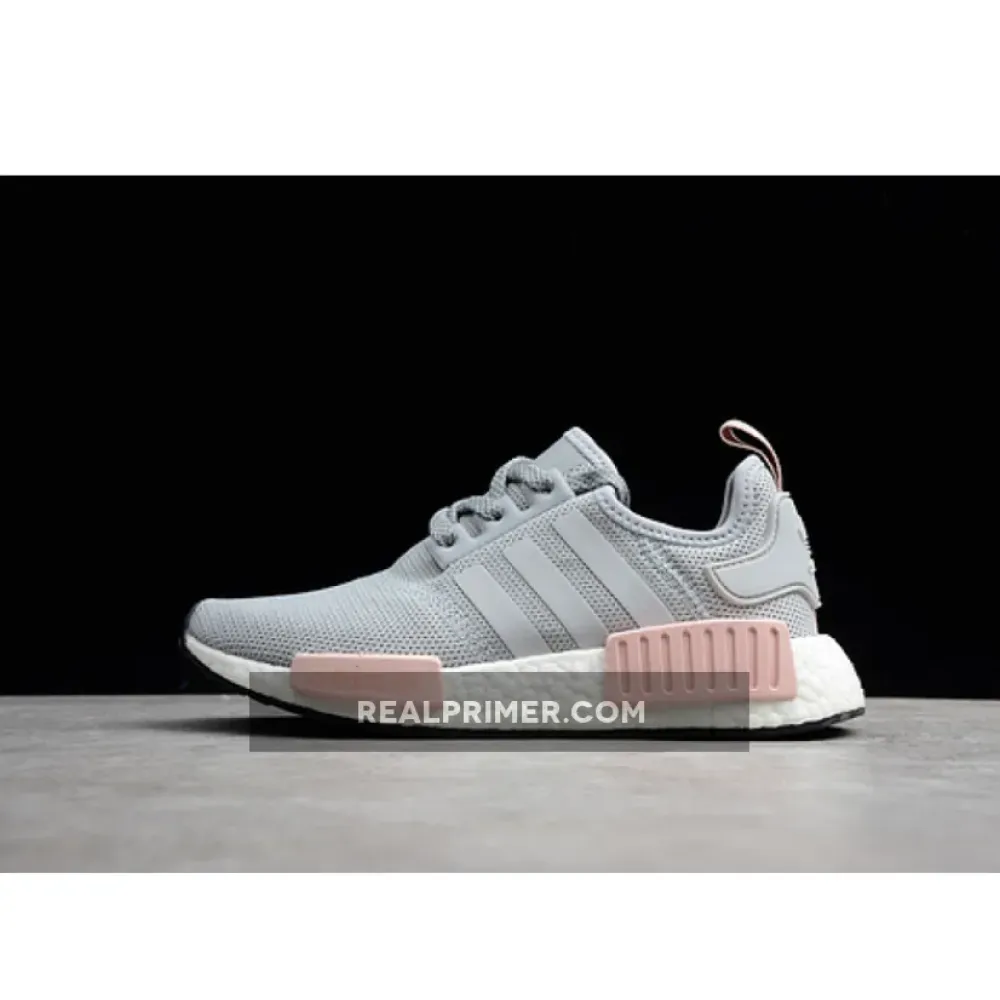 NMD R1 SHOES CLEAR ONIX/LIGHT ONIX/VAPOUR PINK BY3058