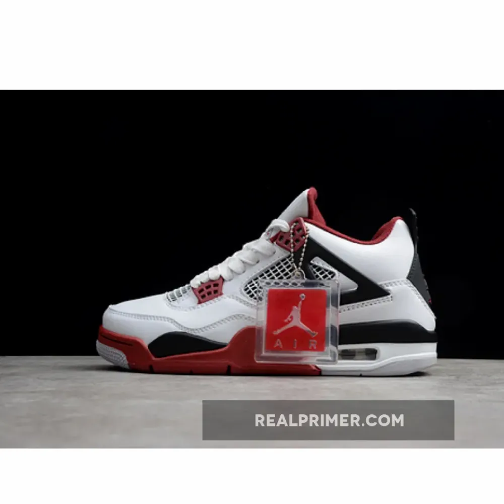AIR JORDAN 4 RETRO FIRE RED WHITE/CLARET RED-BLACK 84-82-93