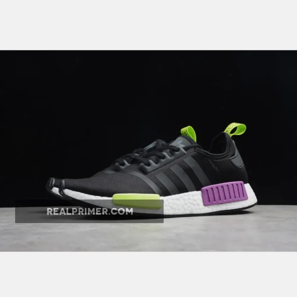 NMD R1 BLACK/PURPLE/GREEN D99627