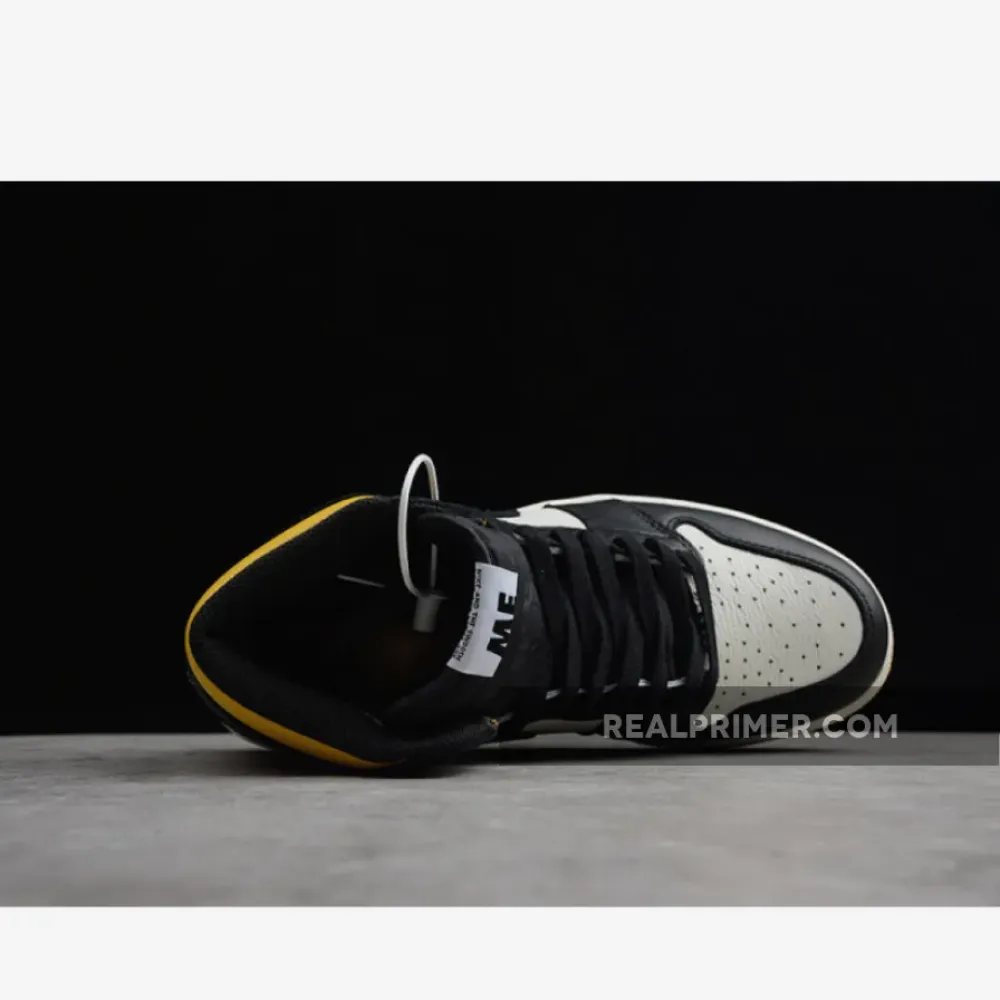 ST JORDAN 1 RETRO HIGH NOT FOR RESALE SAIL/BLACK/VARSITY MAIZE 861428-107