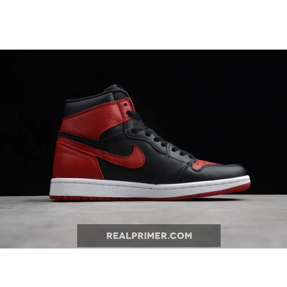 ST AIR JORDAN 1 RETRO HIGH OG BANNED BLACK/VARSITY RED OGHP00270