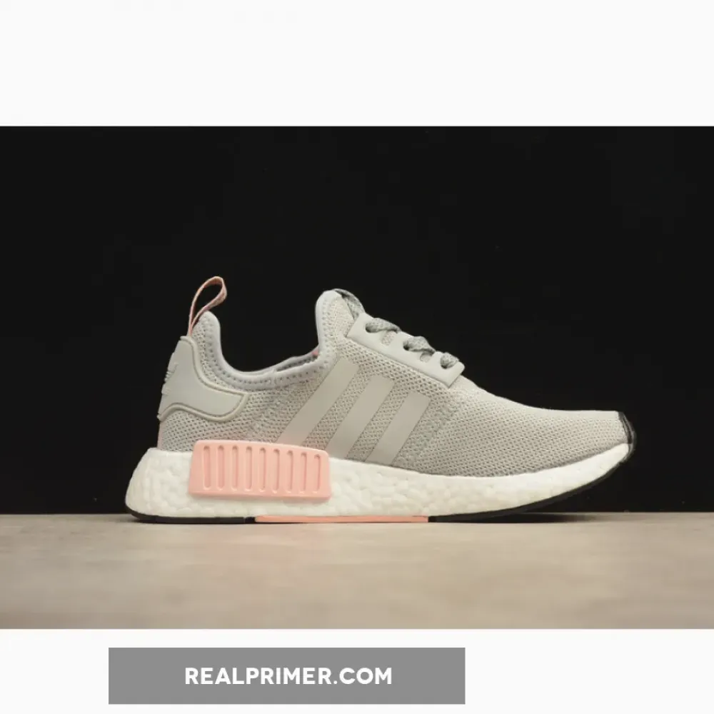NMD R1 BOOST WMNS LIGHT ONIX PINK/WHITE/GREY BY3058