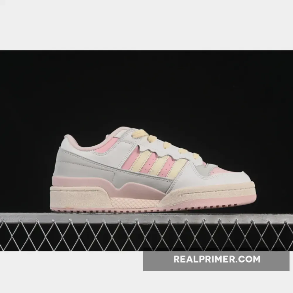 FORUM 84 LOW WHITE/PINK/BEIGE JR8032