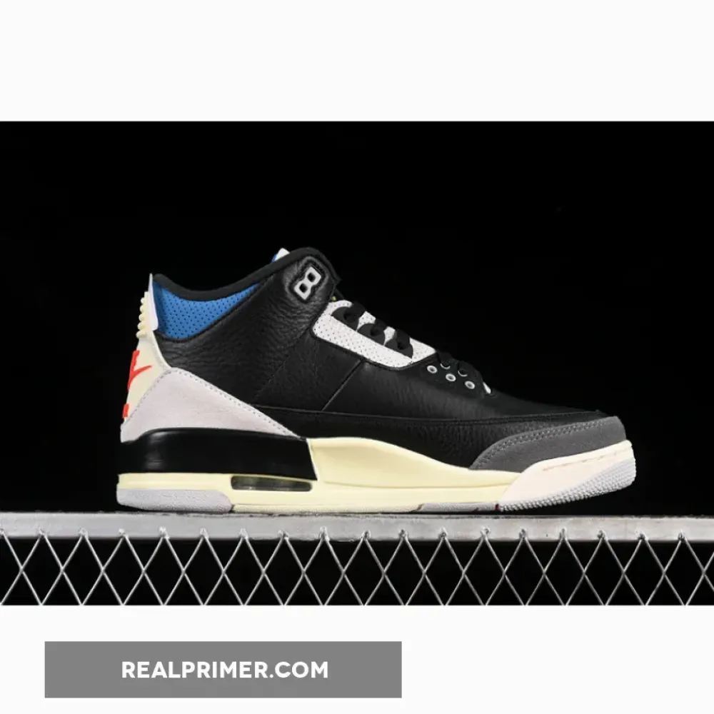 AIR JORDAN 3 OG RARE AIR BLACK/GREY/BLUE IB8967-004
