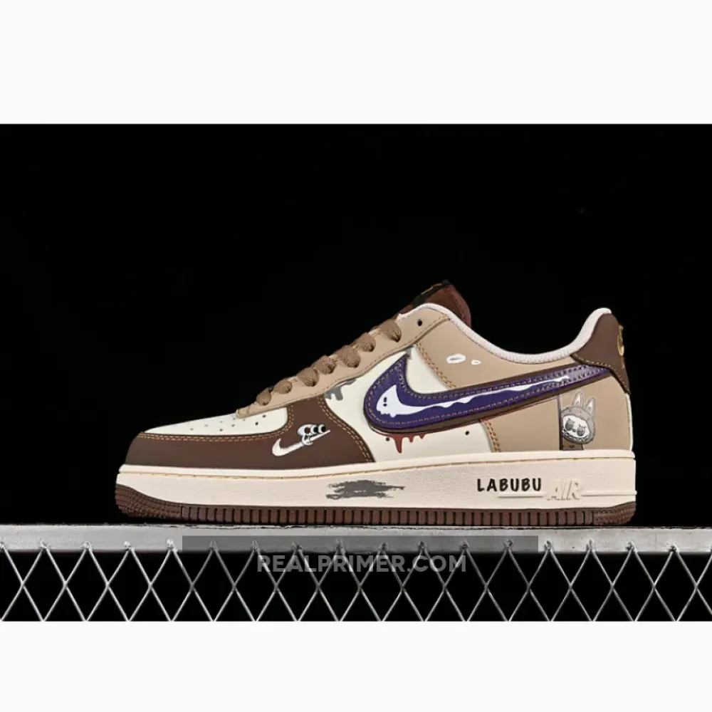 AIR FORCE 1 07 LOW WHITE/BROWN/PURPLE LJ8822-101
