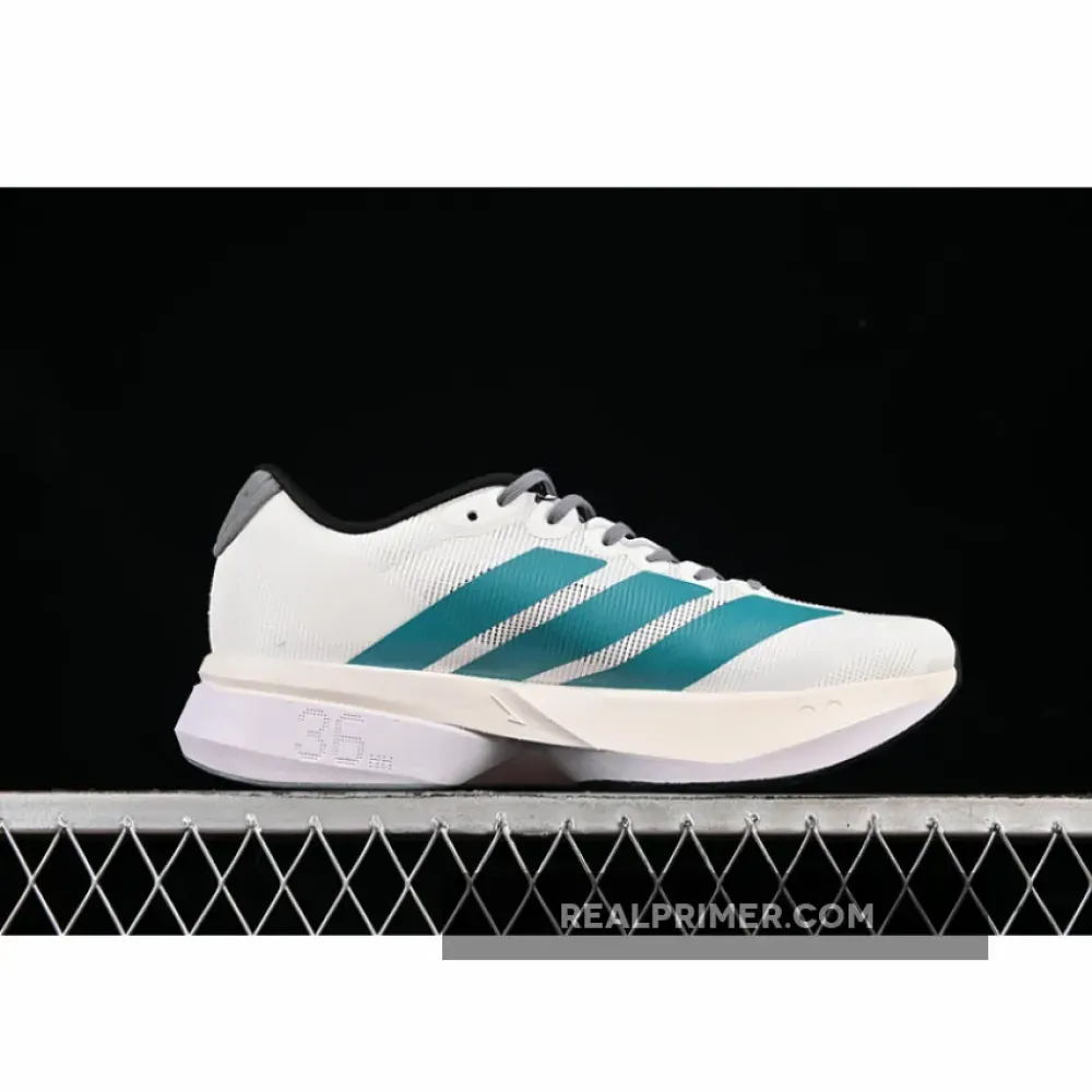 ADIZERO BOSTON 13 WHITE/GREY/BLUE/BLACK JR4791