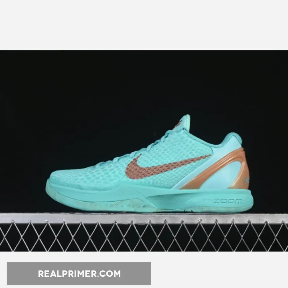 KOBE VI PROTRO 6 PRACTICAL BASKETBALL SHOES SKY BLUE/KHAKI WOMAN:39