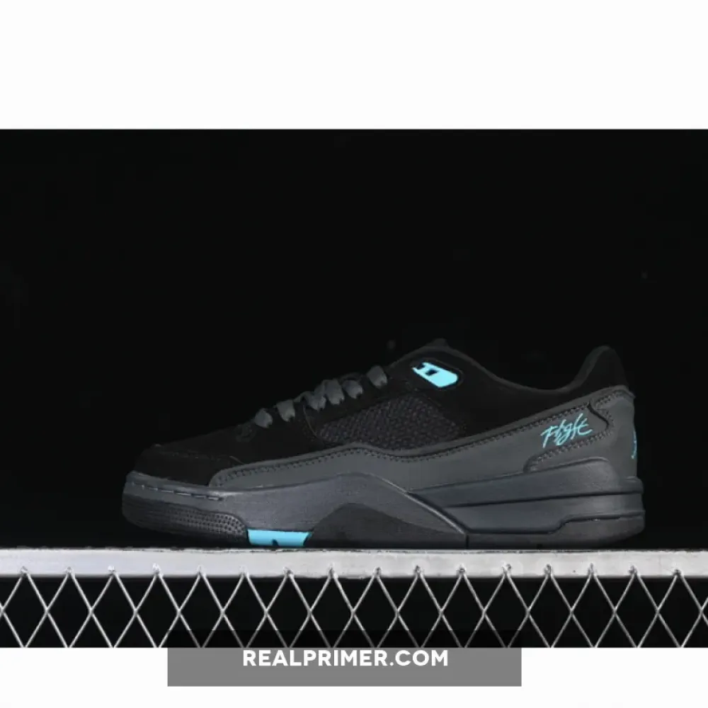 AIR JORDAN FLIGHT COURT AJ RETRO SNEAKERS BLACK/BLUE HF3255-040